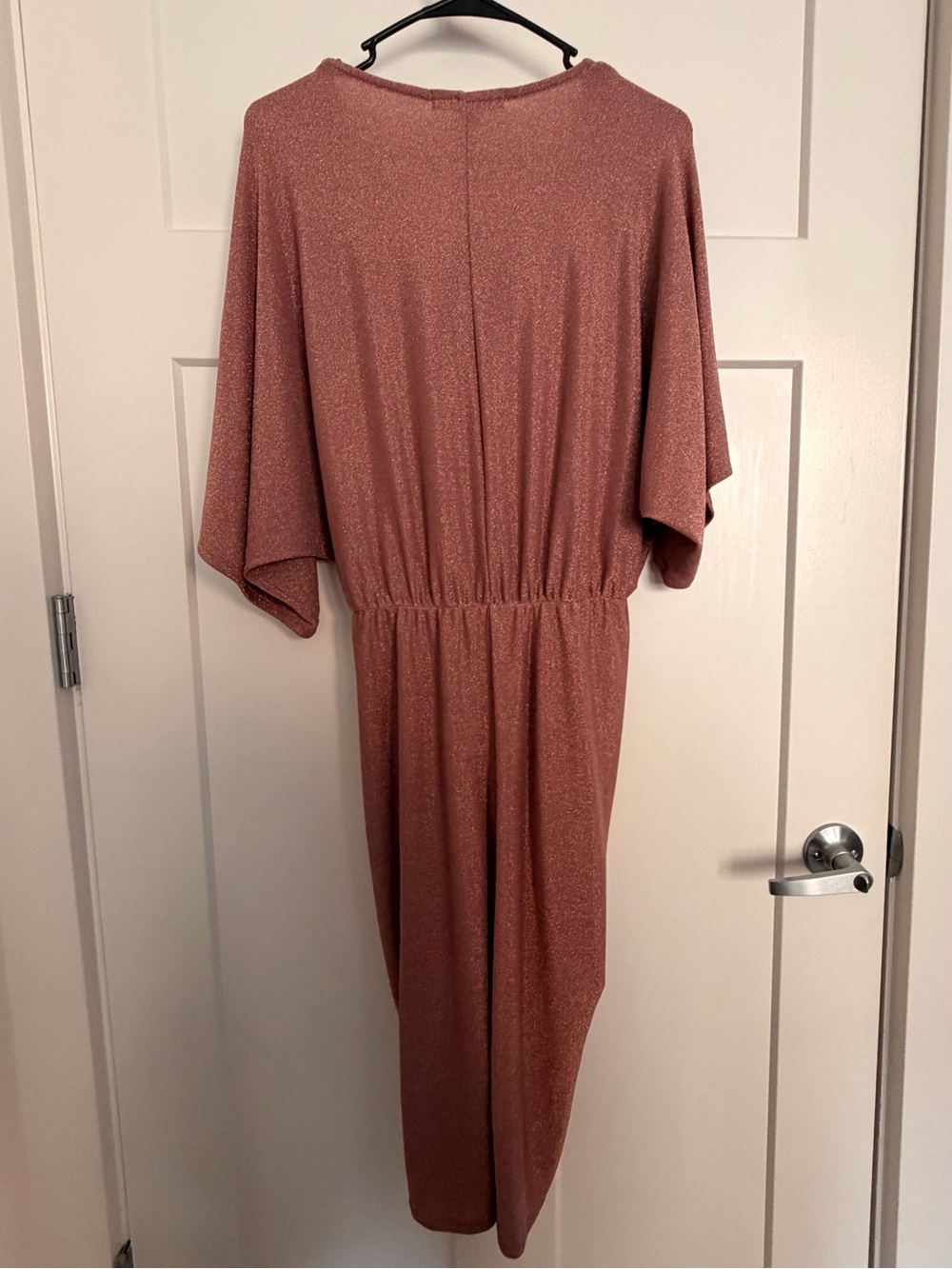 Gibsonlook Jennifer Drape Midi Dress in Mauve - Picture 4 of 8